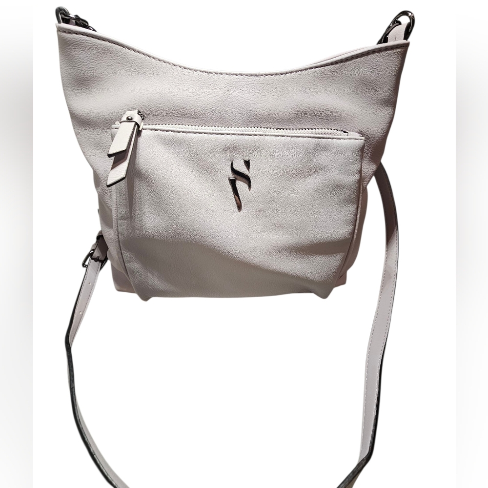 Simply Vera Vera Wang Remsen Crossbody Bag Lavender Purple Gunmetal Hardware